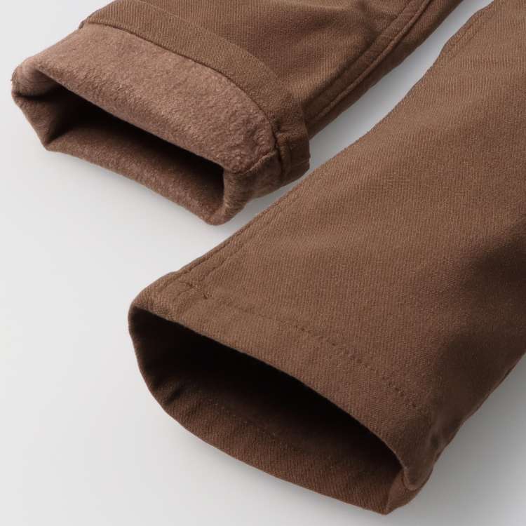 Stretchable twill tucked pants