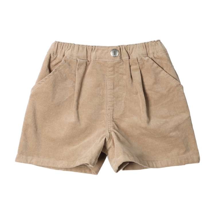 Stretch corduroy 3/4 length shorts