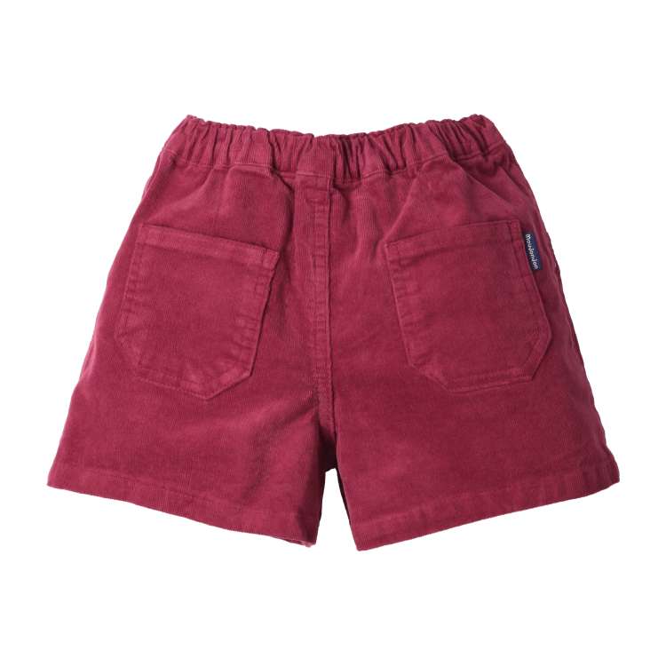 Stretch corduroy 3/4 length shorts