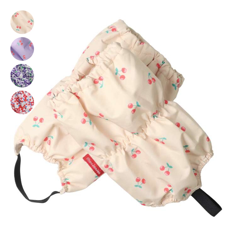 Cherry, small flower patterned cahan, leggings, snow protection foot covers