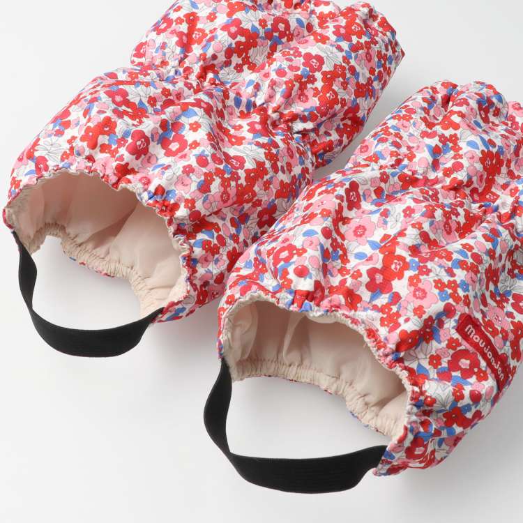 Cherry, small flower patterned cahan, leggings, snow protection foot covers