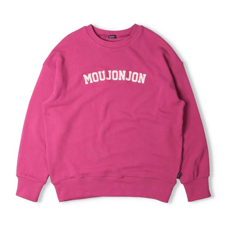 [WEB exclusive] [Adult size] Soft and stretchy fleece logo embroidered sweatshirt