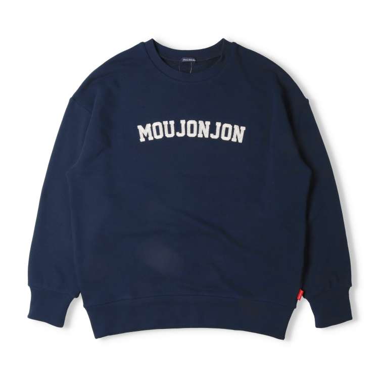 [WEB exclusive] [Adult size] Soft and stretchy fleece logo embroidered sweatshirt