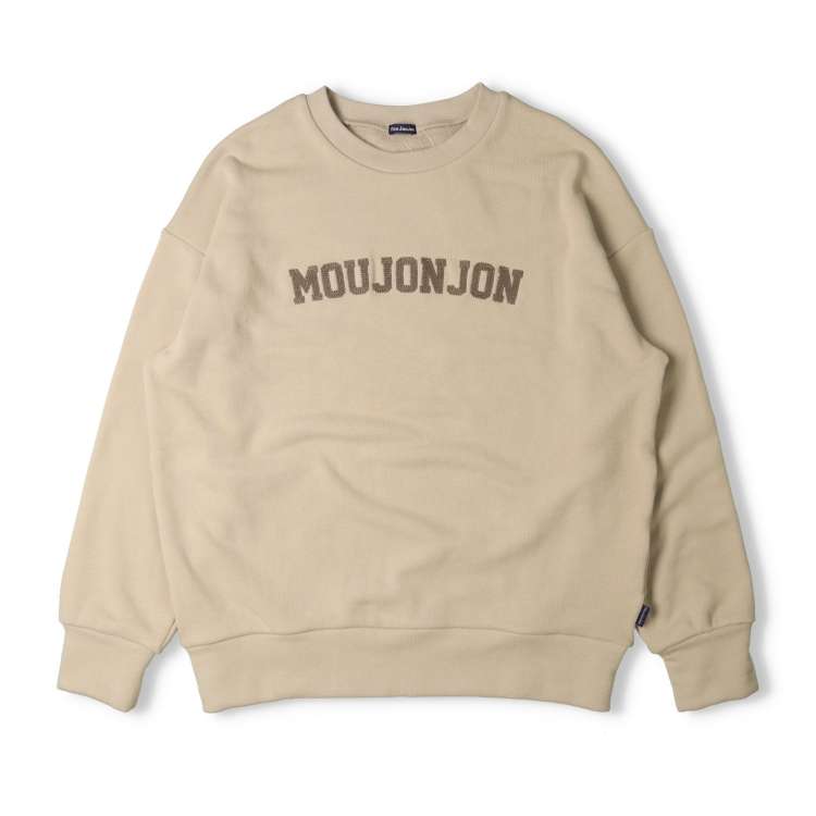 [WEB exclusive] [Adult size] Soft and stretchy fleece logo embroidered sweatshirt