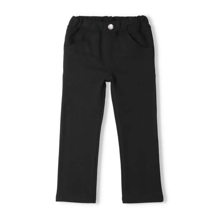 Stretch Mini Fleece Plain Long Pants