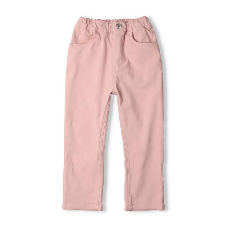 Stretch twill straight pants