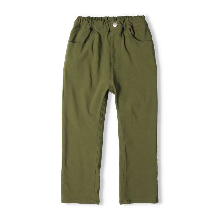 Stretch twill straight pants