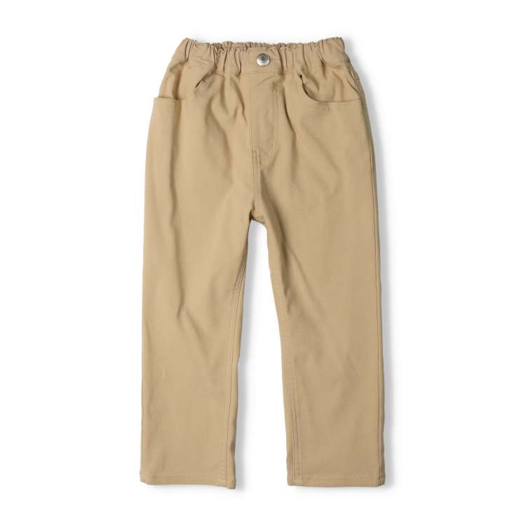 Stretch twill straight pants