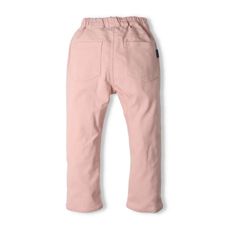 Stretch twill straight pants