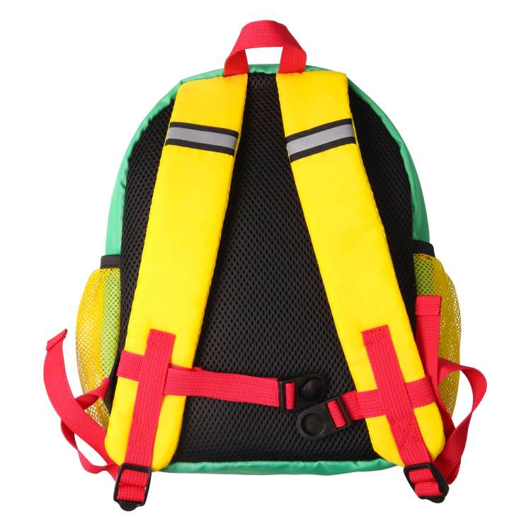 Water-repellent plain and color-coordinated backpack