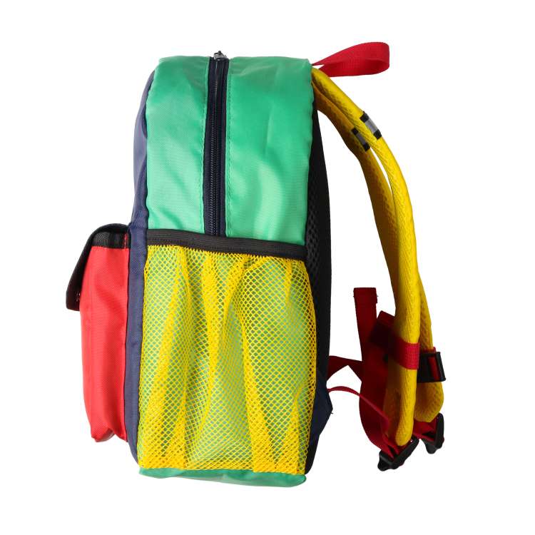 Water-repellent plain and color-coordinated backpack