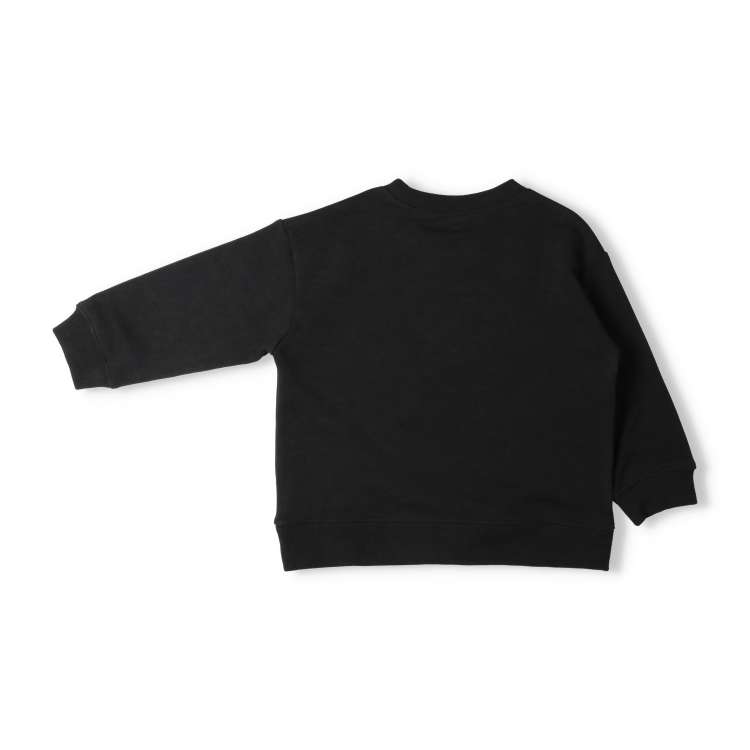 Working Car Applique Super Warm Fleece-Lined Sweatshirt