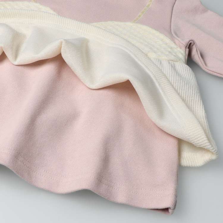 Cami layered fleece sweatshirt