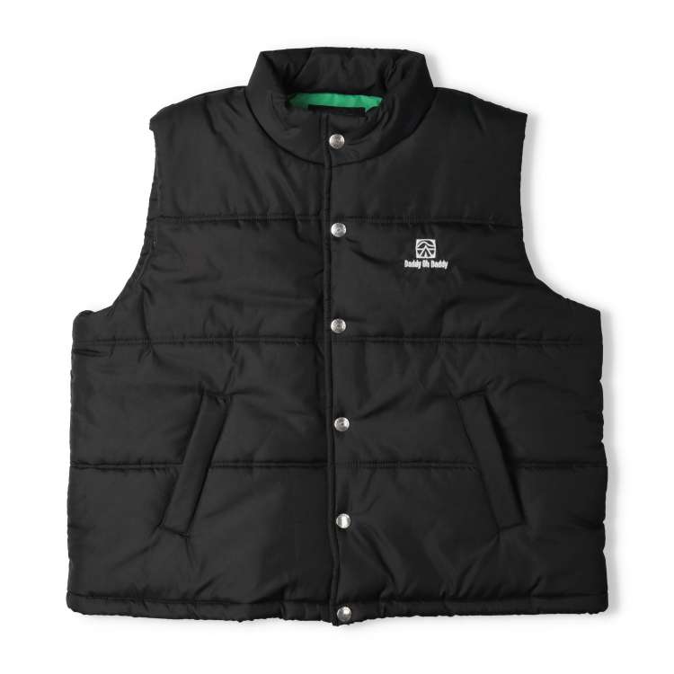 Plain taffeta padded vest (140-160cm)