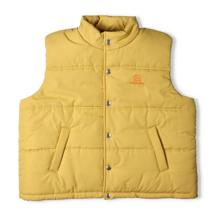 Plain taffeta padded vest (140-160cm)