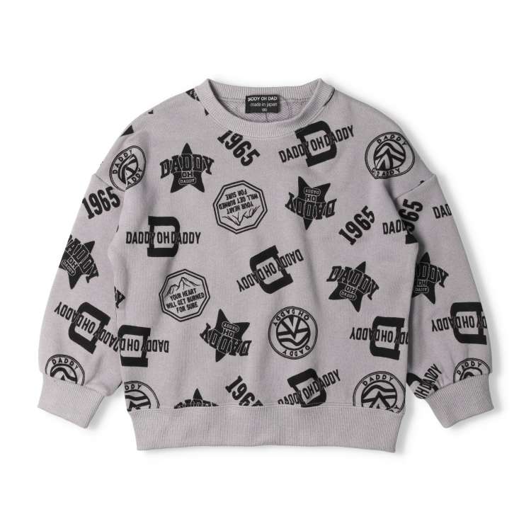 All-over print fleece sweatshirt