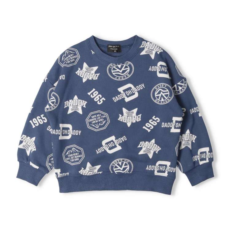 All-over print fleece sweatshirt