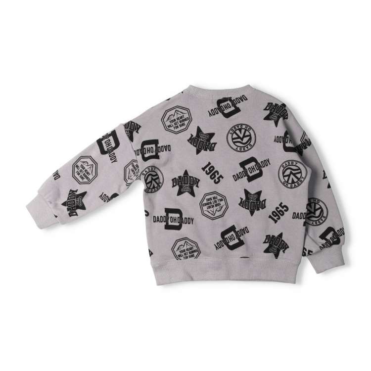 All-over print fleece sweatshirt