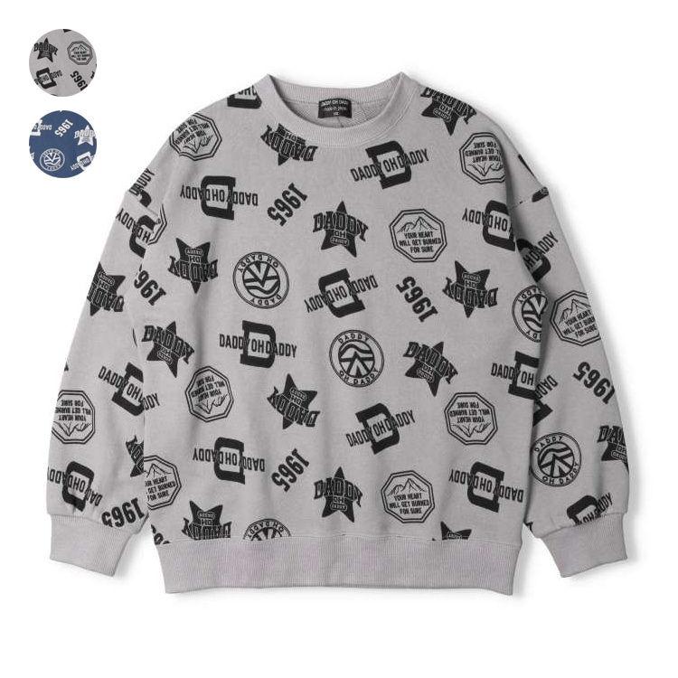 All-over print fleece sweatshirt (140-160cm)