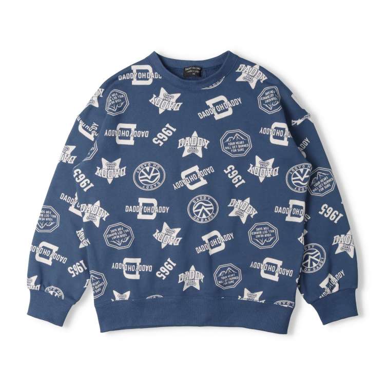 All-over print fleece sweatshirt (140-160cm)