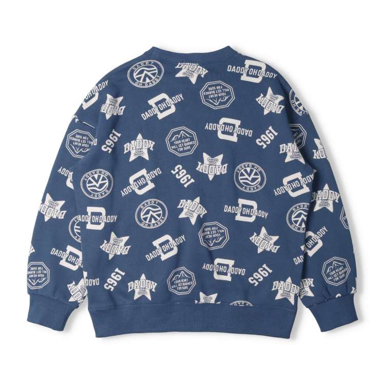 All-over print fleece sweatshirt (140-160cm)