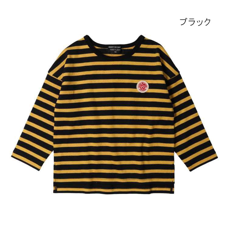 Yarn-dyed striped long-sleeved T-shirts