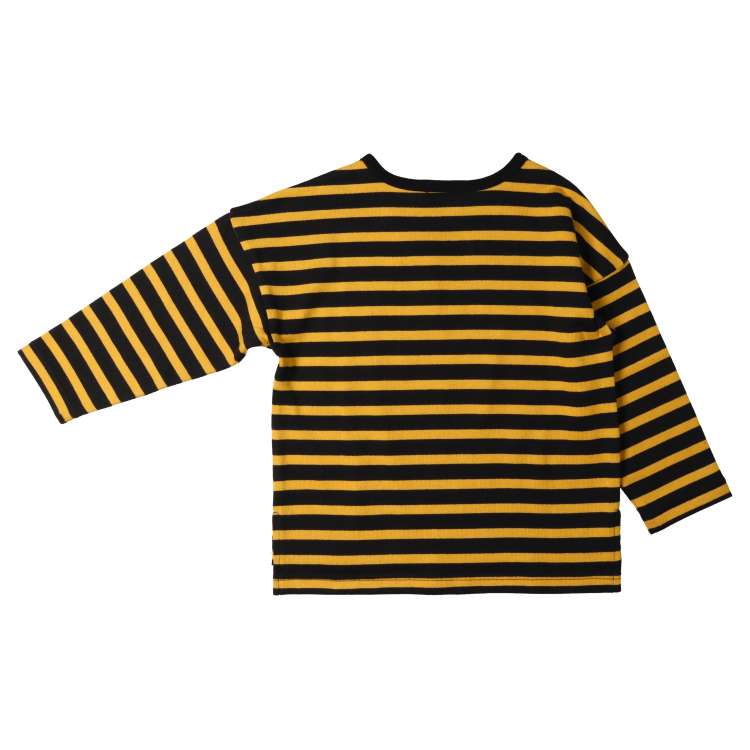 Yarn-dyed striped long-sleeved T-shirts