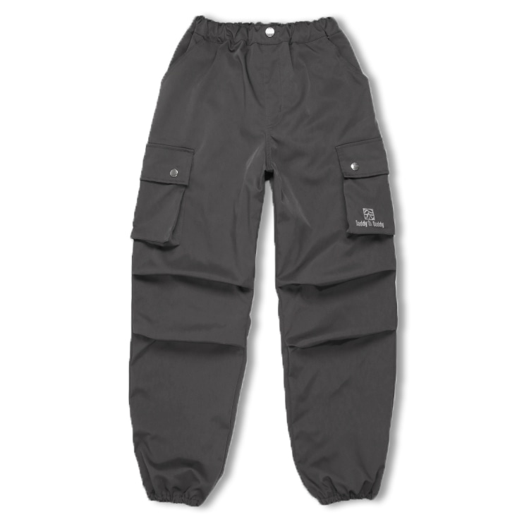 Stretch twill cargo pants (140-160cm)