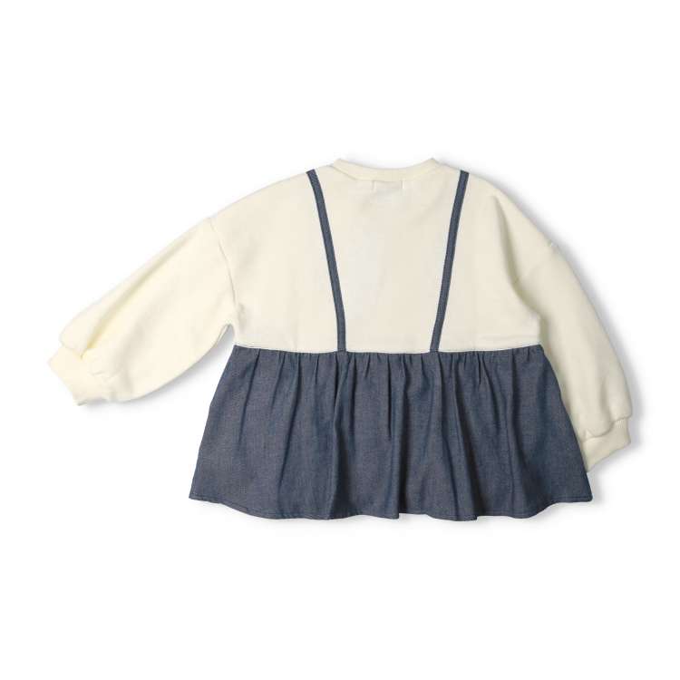 Daddyco Bustier Layered Style Fleece Sweatshirt