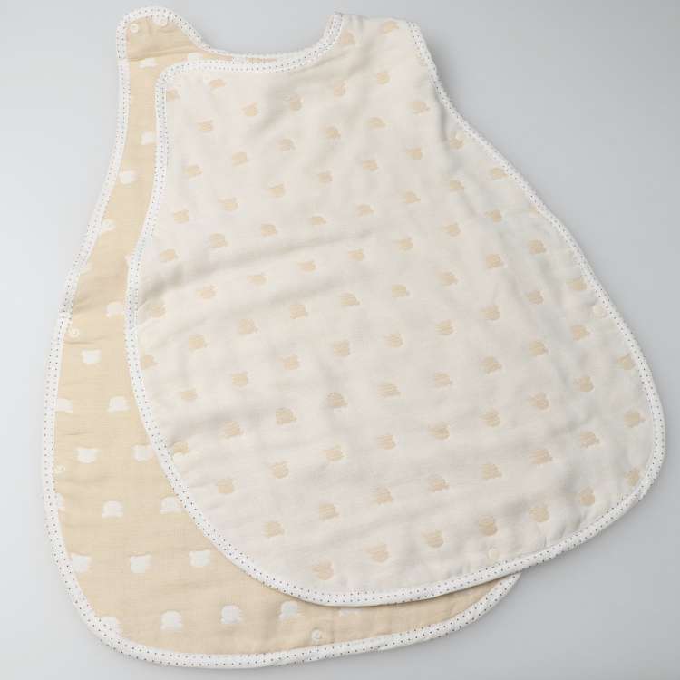 All-over pattern soft gauze sleeper