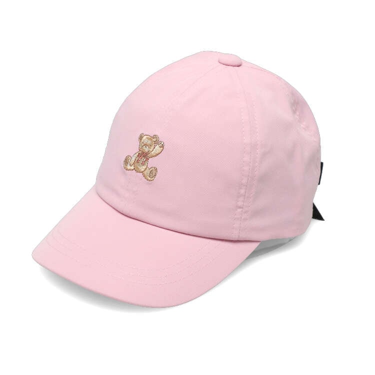 Bear embroidery lame twill cap/hat