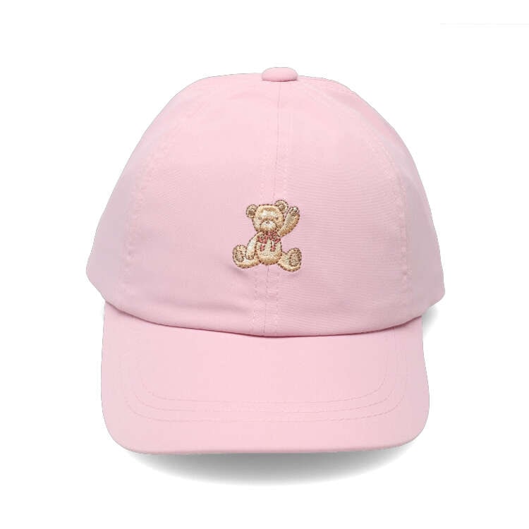 Bear embroidery lame twill cap/hat