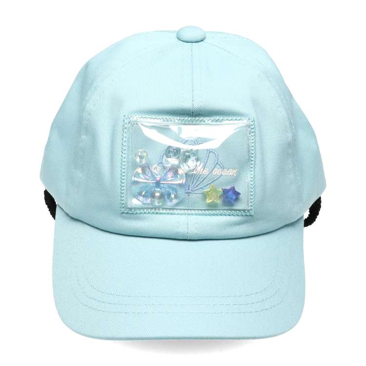 Twill cap/hat with motif sunshade
