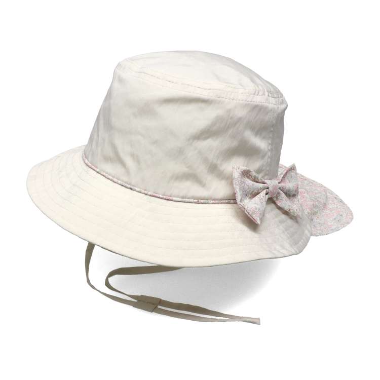 花卉絲帶遮陽帽防水帽