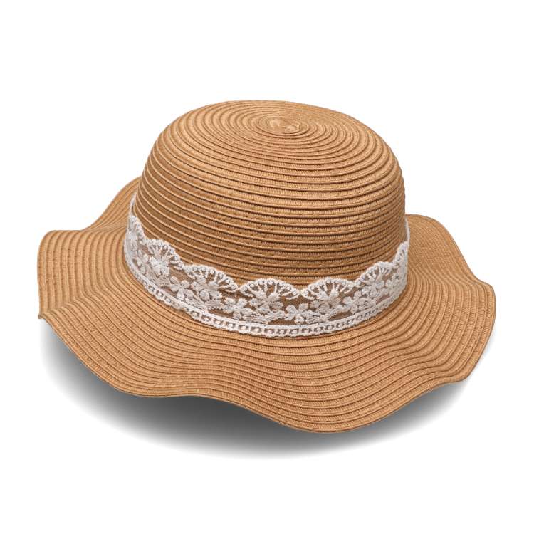 Washable and foldable lace hat/cap