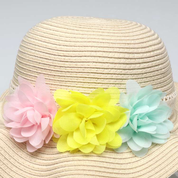 Washable and foldable flowers/shade hats/caps