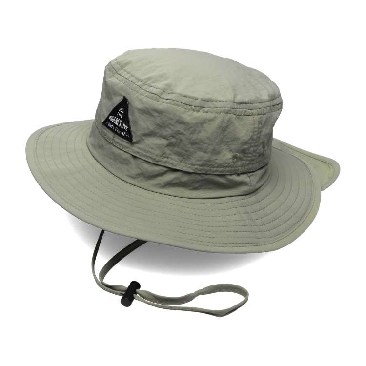 Plain water-repellent sun hat