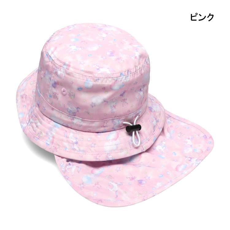 Dinosaur/unicorn pattern water-repellent hat with sunshade