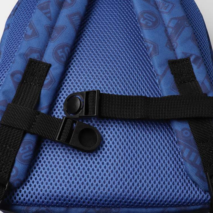 Water-repellent backpack with dinosaur/working car all-over pattern patch