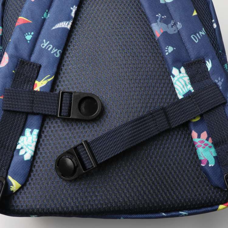 Dinosaur/unicorn all-over pattern water-repellent backpack