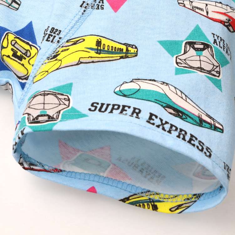 JR Shinkansen train pattern boxer shorts and underwear
