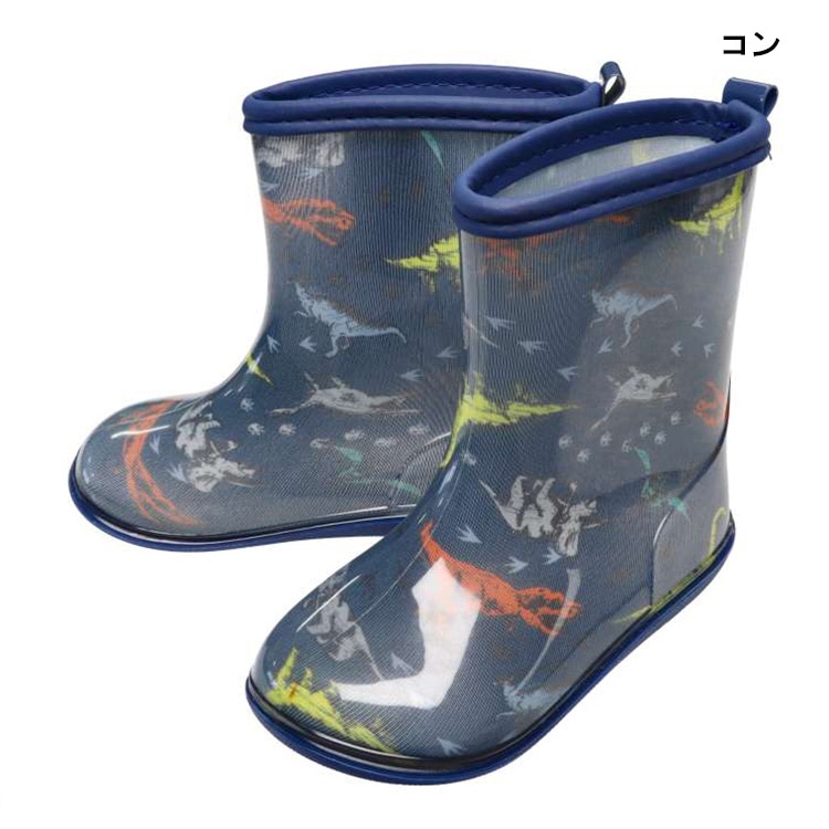 Rain shoes and boots with working vehicles, dinosaurs and animals