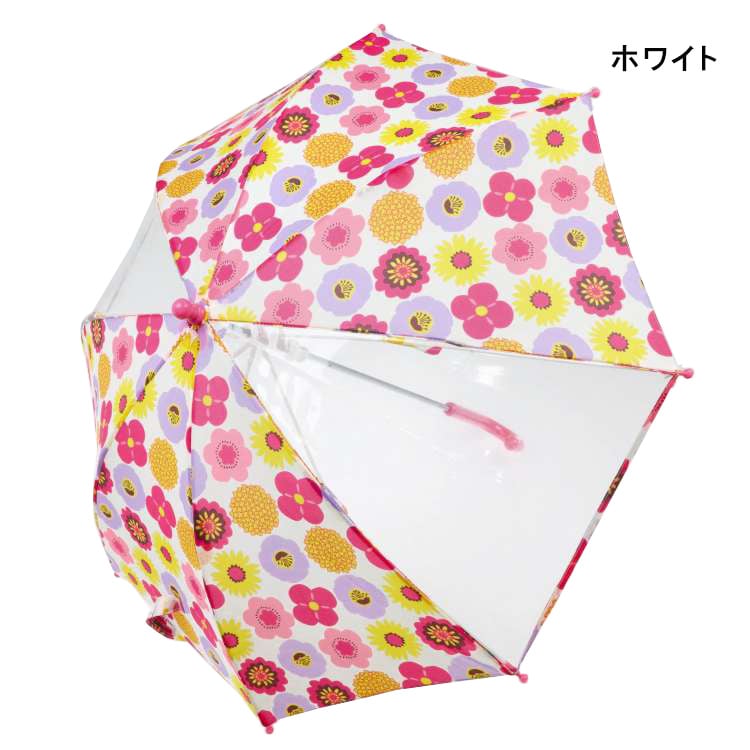 花/絲帶滿花圖案傘/雨傘
