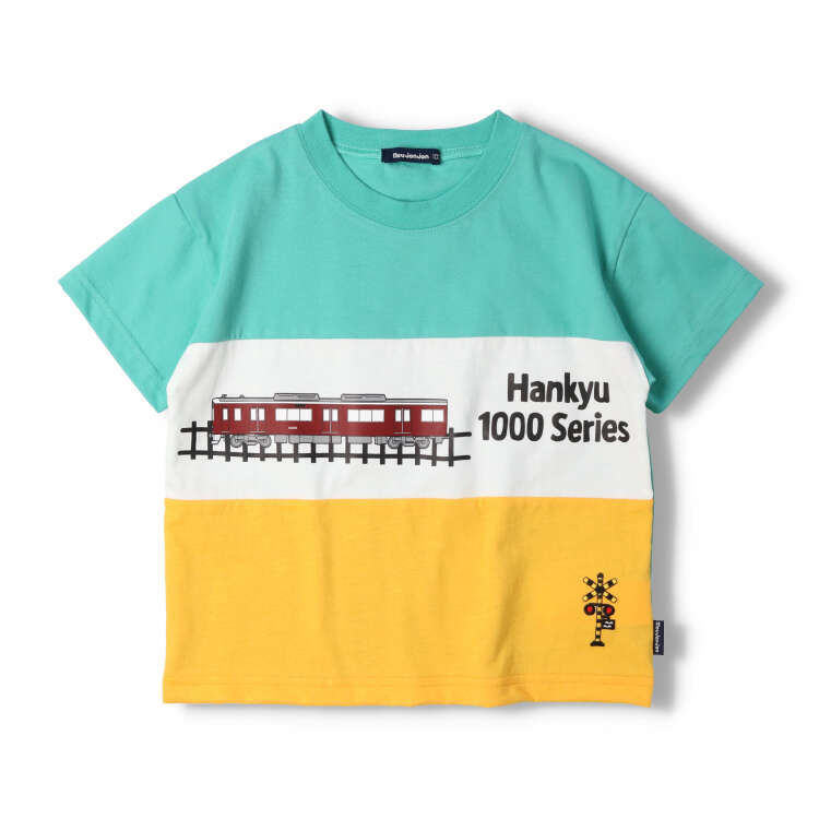 阪急電車3段切替半袖Tシャツ