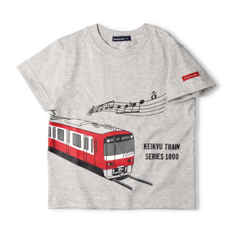 [Online only] Keikyu Railway train short-sleeved T-shirt