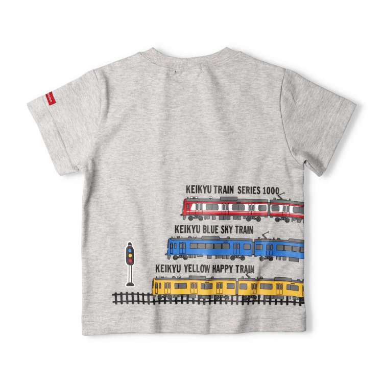 [Online only] Keikyu Railway train short-sleeved T-shirt