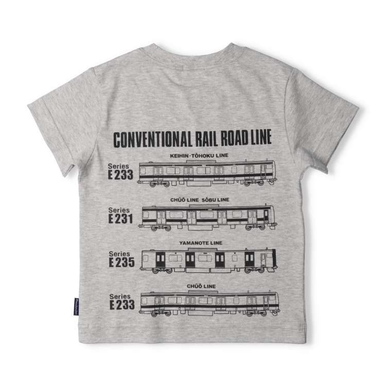 [Online only] JR conventional line train short-sleeved T-shirt