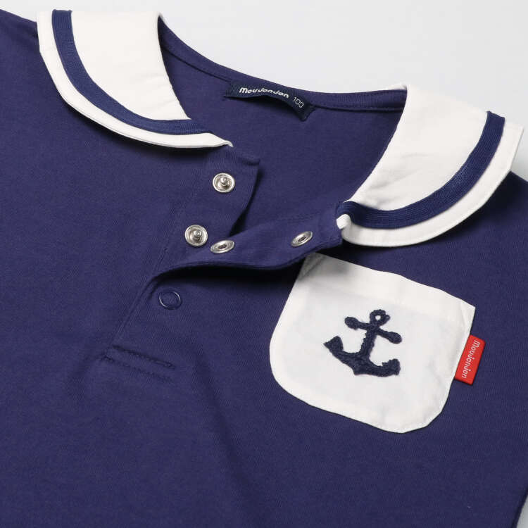 Sailor collar short sleeve T-shirt