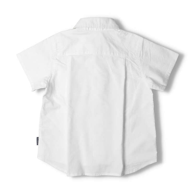 Denim chambray short sleeve shirt