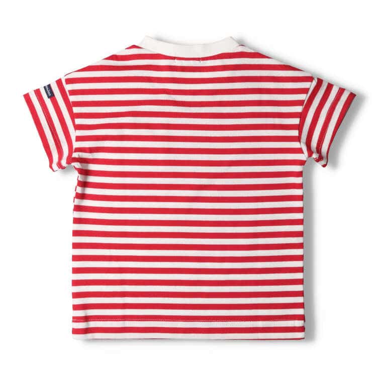 Striped short-sleeved T-shirt